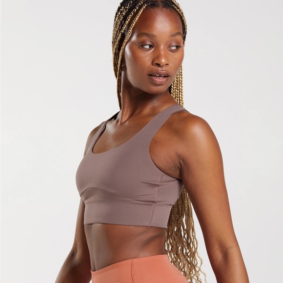 ✨ LOWEST PRICE✨ NEW Gymshark Sports Bra Brown - Picture 3 of 8